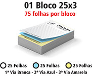 BLOCOS, COMANDAS, RECEITUÁRIOS E TALÕES